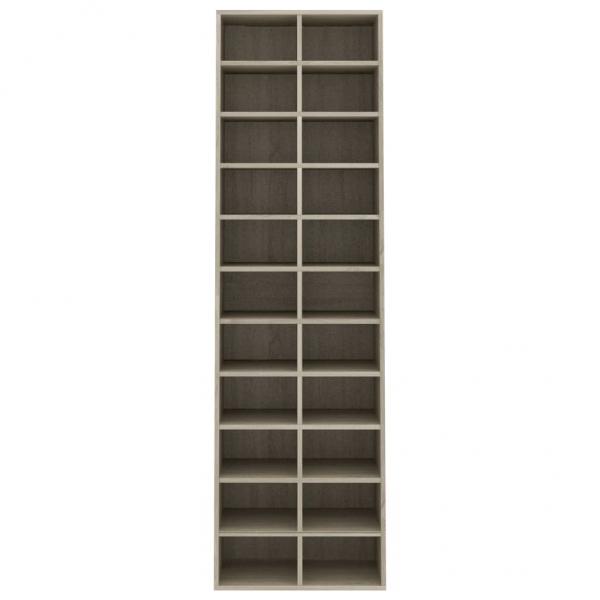 Schuhschrank Sonoma-Eiche 54x34x183 cm Holzwerkstoff