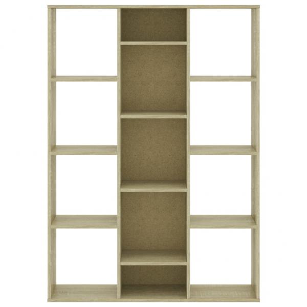 Raumteiler/Bücherregal Sonoma-Eiche 100x24x140 cm Holzwerkstoff