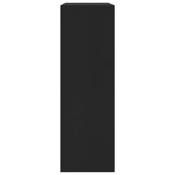 Bücherregal Schwarz 60x24x76 cm Holzwerkstoff