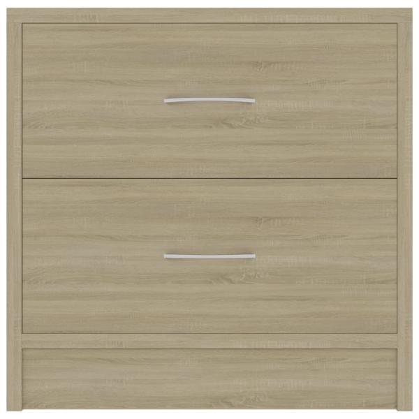 Nachttische 2 Stk. Sonoma-Eiche 40x30x40 cm Holzwerkstoff