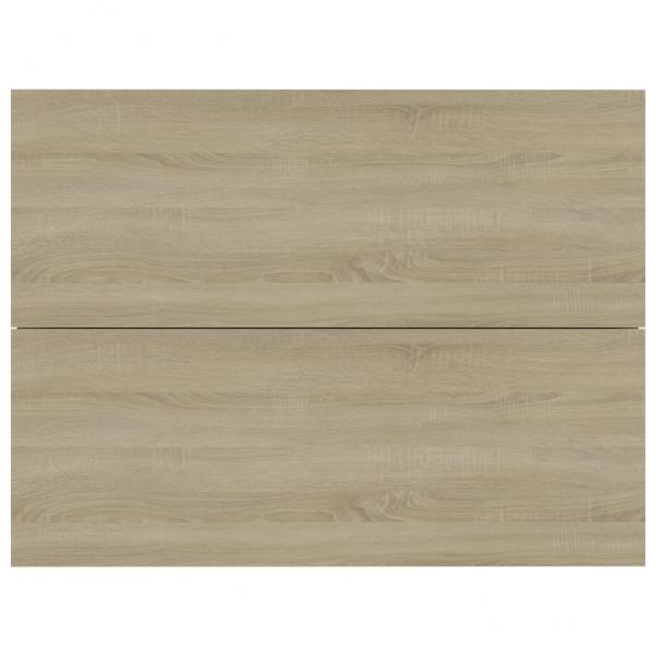 Nachttische 2 Stk. Sonoma-Eiche 40x30x30 cm Holzwerkstoff