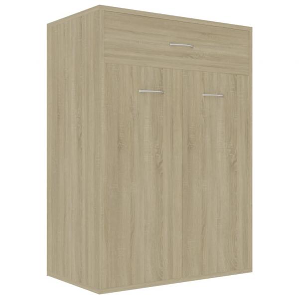 Schuhschrank Sonoma-Eiche 60x35x84 cm Holzwerkstoff