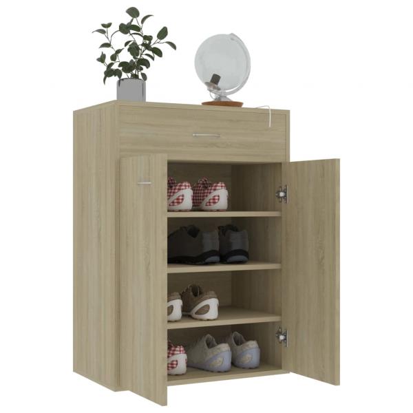 Schuhschrank Sonoma-Eiche 60x35x84 cm Holzwerkstoff
