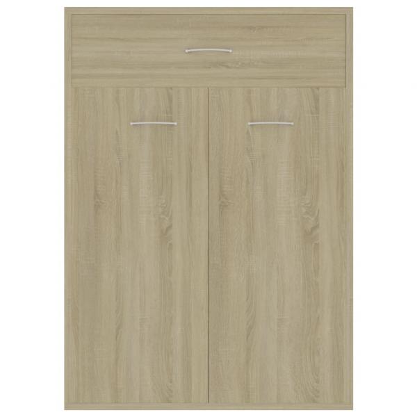 Schuhschrank Sonoma-Eiche 60x35x84 cm Holzwerkstoff