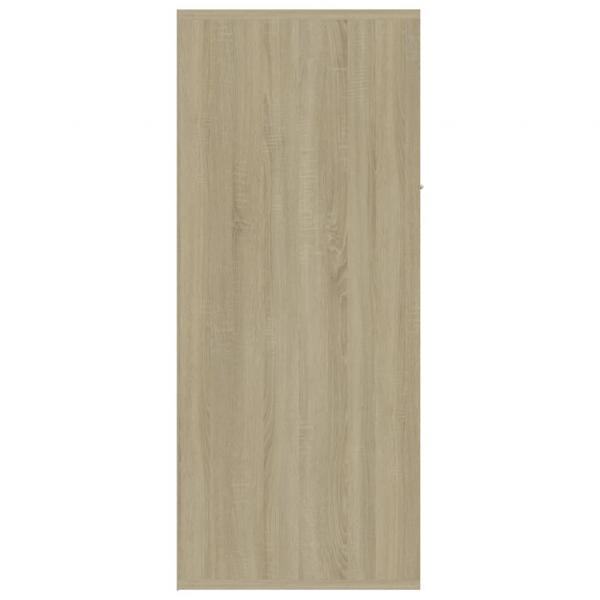 Schuhschrank Sonoma-Eiche 60x35x84 cm Holzwerkstoff