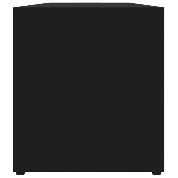 TV-Schrank Schwarz 120x34x37 cm Holzwerkstoff