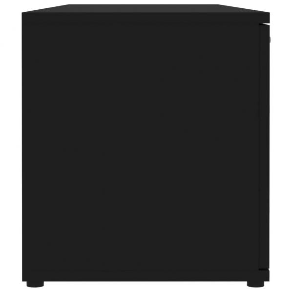 TV-Schrank Schwarz 120x34x37 cm Holzwerkstoff