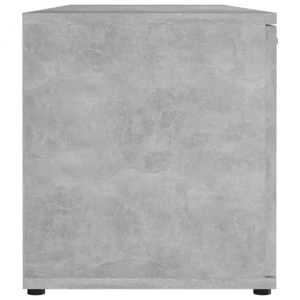TV-Schrank Betongrau 120x34x37 cm Holzwerkstoff