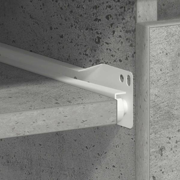 Schreibtisch Betongrau 90x45x76 cm Holzwerkstoff