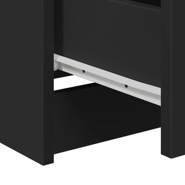 Sideboard Schwarz 60x35x76 cm Holzwerkstoff