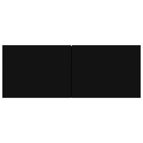 TV-Schrank Schwarz 80x30x30 cm Holzwerkstoff