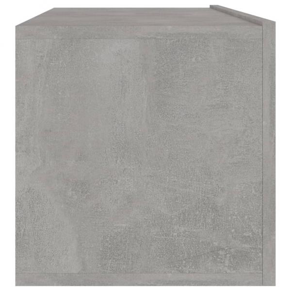 TV-Schrank Betongrau 100x30x30 cm Holzwerkstoff