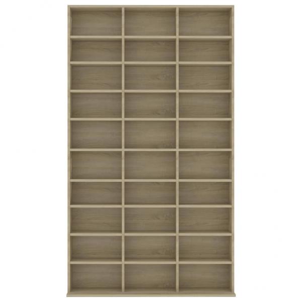CD-Schrank Sonoma-Eiche 102x16x177,5 cm Holzwerkstoff
