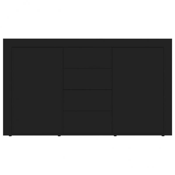 Sideboard Schwarz 120x36x69 cm Holzwerkstoff