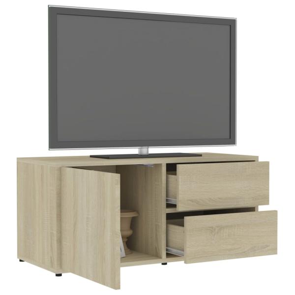 TV-Schrank Sonoma-Eiche 80x34x36 cm Holzwerkstoff
