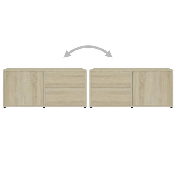 TV-Schrank Sonoma-Eiche 80x34x36 cm Holzwerkstoff