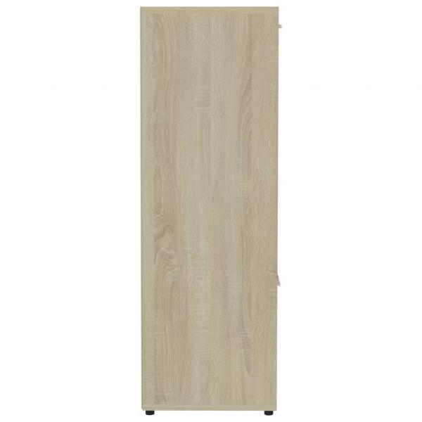 Bücherregal Sonoma-Eiche 90x30x90 cm Holzwerkstoff