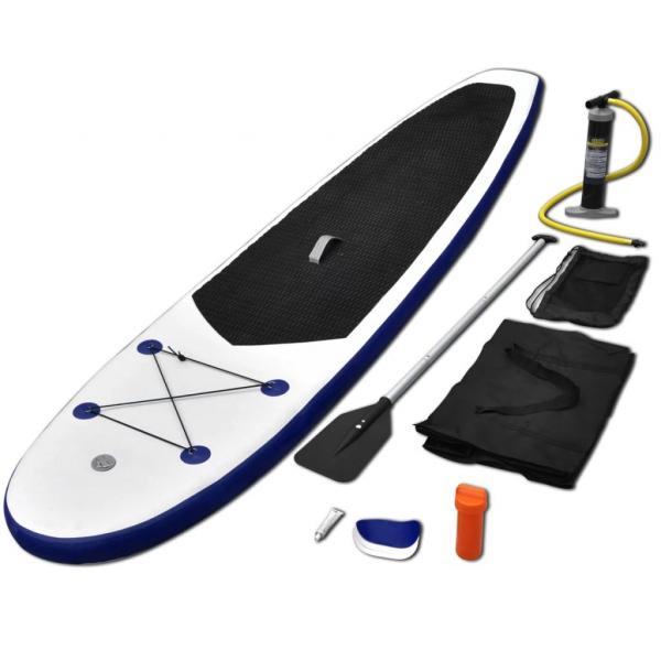 ARDEBO.de - SUP-Board Aufblasbar Blau und Weiß