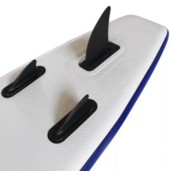 SUP-Board Aufblasbar Blau und Weiß 