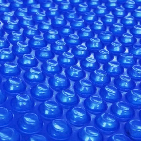 Runde Pool-Abdeckung PE Blau 549 cm