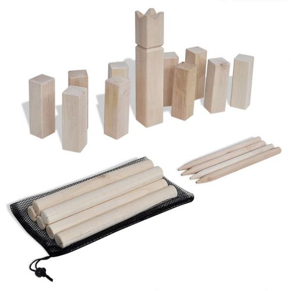 ARDEBO.de - Kubb-Spielset Holz  