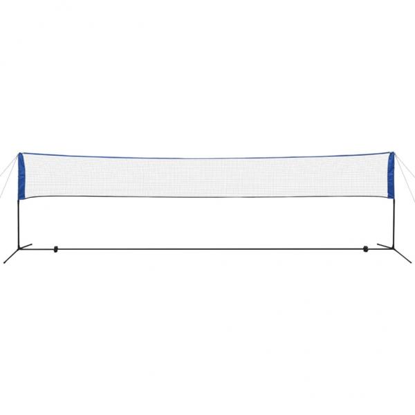 Badmintonnetz mit Federbällen 600x155 cm
