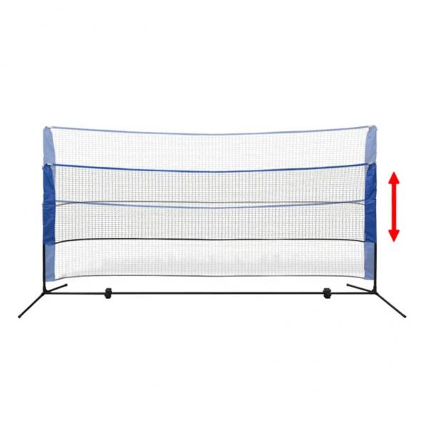 Badmintonnetz-Set mit Federbällen 300 x 155 cm