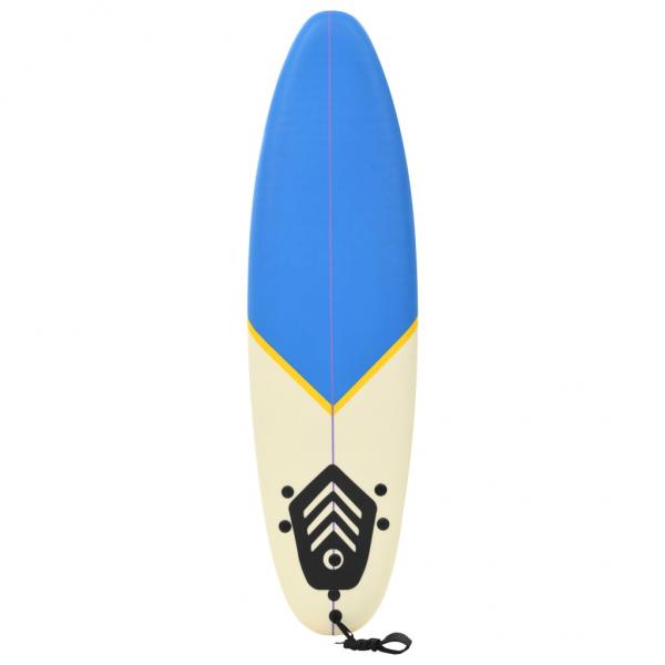 Surfbrett 170 cm Blau und Creme