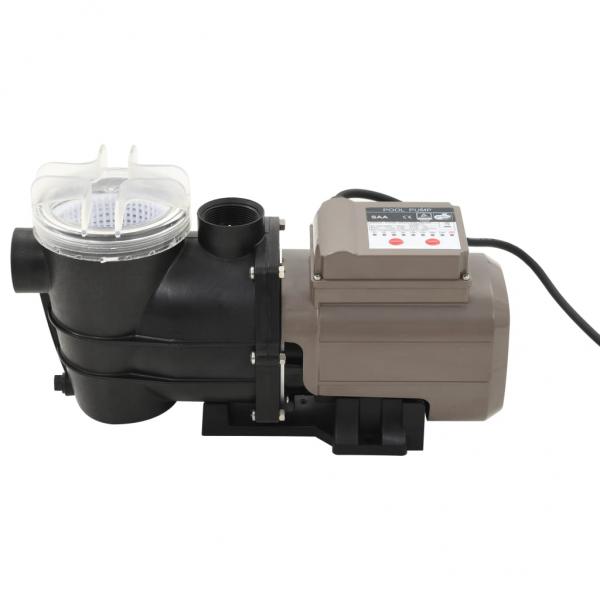 Poolpumpe mit Timer Schwarz 0,25 PS 8000 L/h