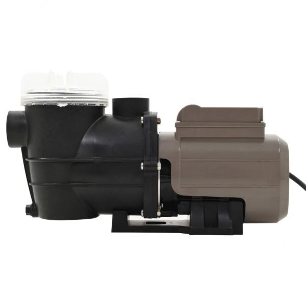 Poolpumpe mit Timer Schwarz 0,25 PS 8000 L/h