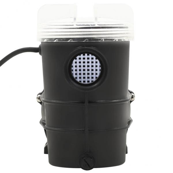 Poolpumpe mit Timer Schwarz 0,25 PS 8000 L/h