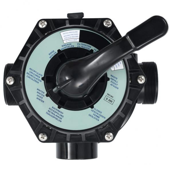 Mehrwegeventil für Sandfilter ABS 1,5 " 6-Wege 