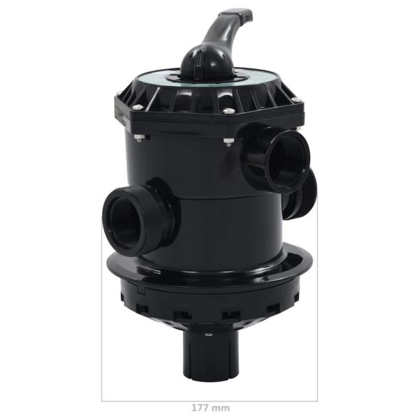 Mehrwegeventil für Sandfilter ABS 1,5 " 6-Wege 