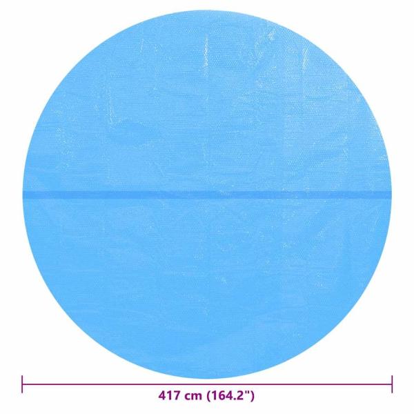 Poolabdeckung Blau 417 cm PE