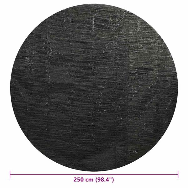 Poolabdeckung Schwarz 250 cm PE