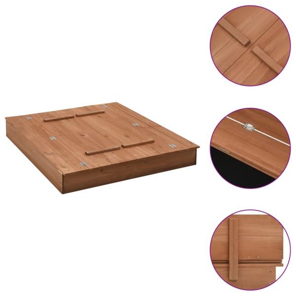ARDEBO.de - Sandkasten Tannenholz 95×90×15 cm