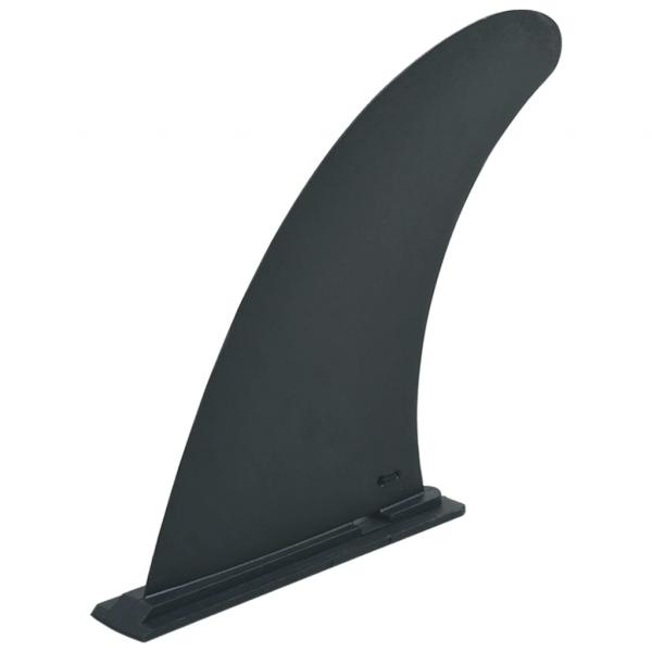 ARDEBO.de - Mittelflosse für SUP-Board 18,3 x 21,2 cm Kunststoff Schwarz