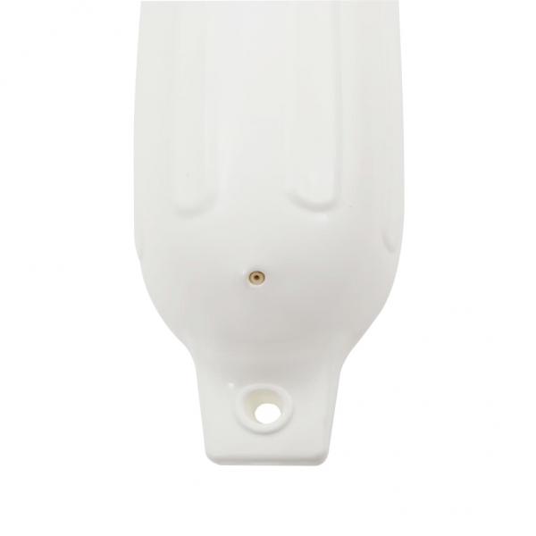 Bootsfender 4 Stk. Weiß 41 x 11,5 cm PVC