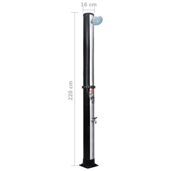 Solardusche mit Duschkopf und Wasserhahn 40 L