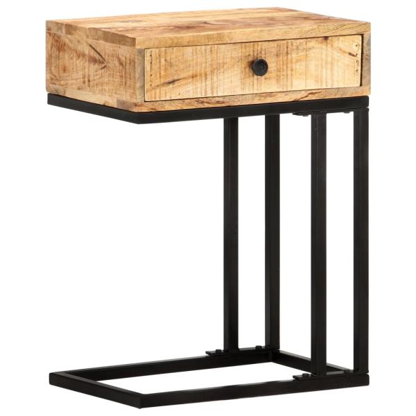 Beistelltisch U-Form 45x30x61 cm Mango Massivholz