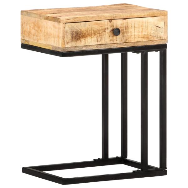 Beistelltisch U-Form 45x30x61 cm Mango Massivholz