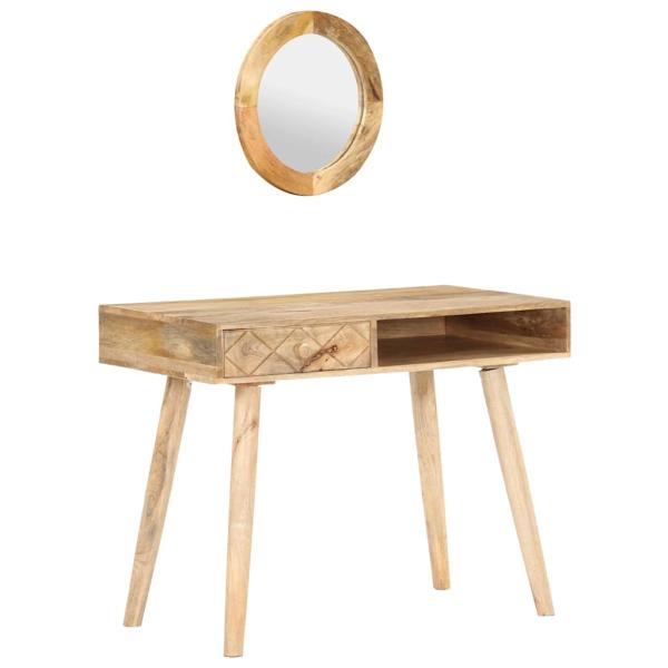 Schminktisch 100x50x76 cm Mango Massivholz 