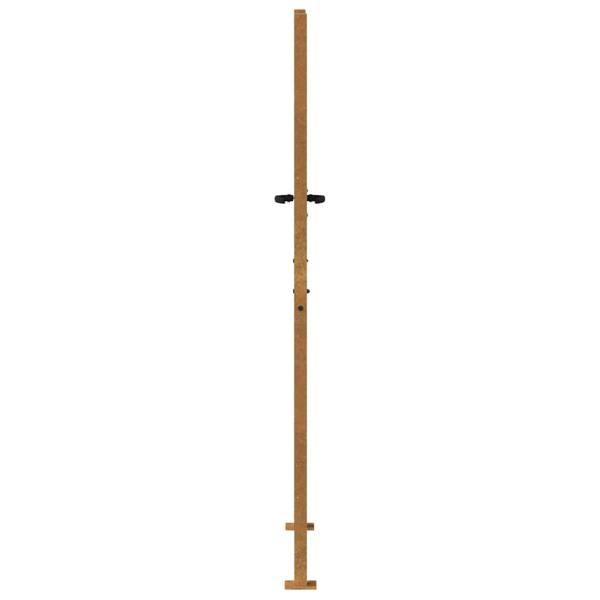 Gartentor 105x205 cm Cortenstahl