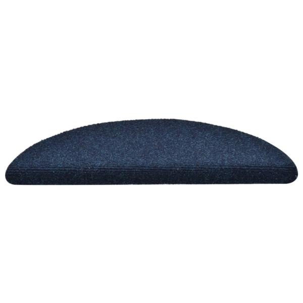 Selbstklebende Treppenmatten 15 Stk. Navy 56x17x3cm Nadelvlies 