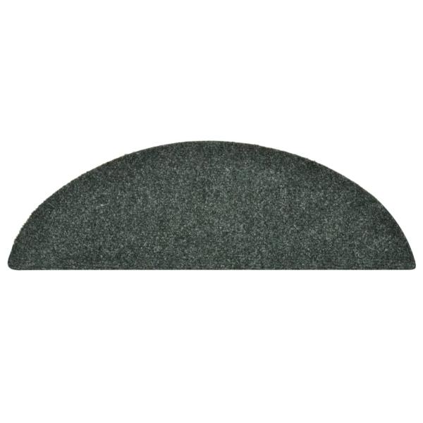 Selbstklebende Treppenmatten 15 Stk. Grün 56x17x3cm Nadelvlies 