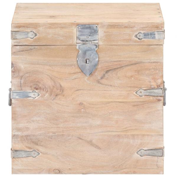 Truhe 40x40x40 cm Akazie Massivholz