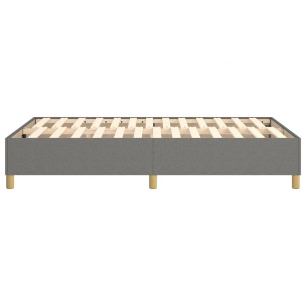 Bettgestell Dunkelgrau 120x200 cm Stoff