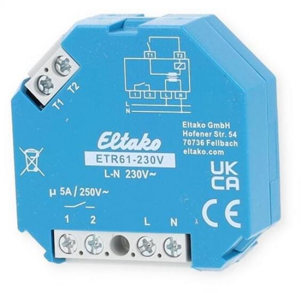 ARDEBO.de Eltako ETR61-230V Trennrelais, 230V, 1 Schließer, potenzialfrei, 5A/250V AC (61100635)