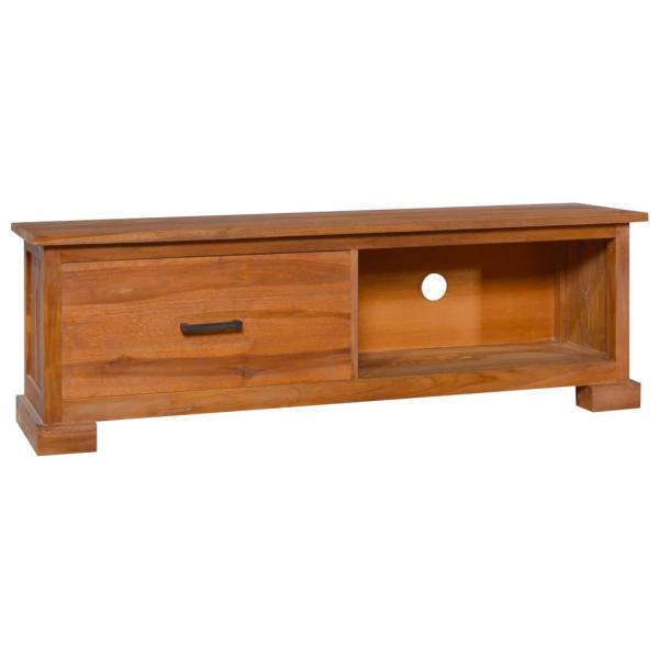 ARDEBO.de - TV-Schrank 112x30x37 cm Massivholz Teak