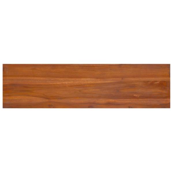 TV-Schrank 112x30x37 cm Massivholz Teak